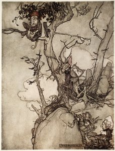 Les montagnes de Kaatsberg ou Catskill ont toujours été une région pleine de fables, de Rip Van Winkle par Washington Irving, pub. 1910