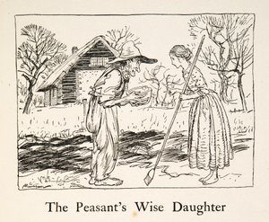 La fille sage du paysan, de Petit Frère & Petite Sœur et autres contes par les frères Grimm, pub.1917 (litho) - Arthur Rackham