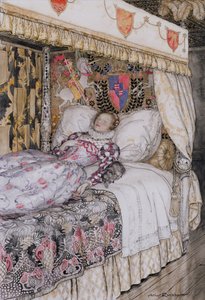 La princesse endormie, illustration pour The Allies Fairy Book, Heinemann, 1916