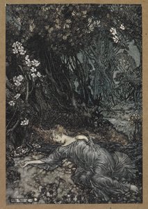 Titania endormie. Une scène de 