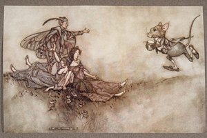 Le jus de giroflée est bon pour ranimer les danseurs qui tombent à terre en syncope, de Peter Pan dans les jardins de Kensington par J M Barrie, pub. 1906
