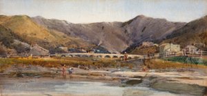Les collines derrière Gênes