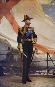 Le roi George V en uniforme naval