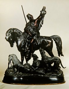 Kabyle revenant de la chasse, c.1870 - Arthur Waagen