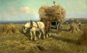 Chargement du Chariot de Récolte