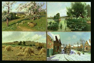 Les Quatre Saisons (ensemble de quatre)