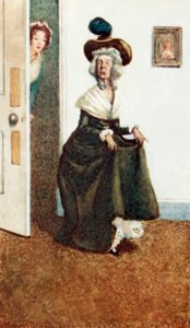 Illustration pour Raison et Sentiments de Jane Austen - Arthur Wallis Mills