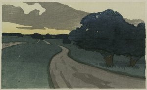 La longue route, Argilla Road, Ipswich, 1898 - Arthur Wesley Dow