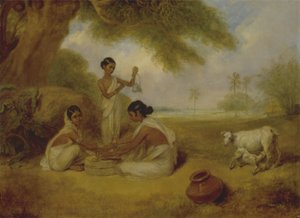 Moudre le maïs, c.1792-95