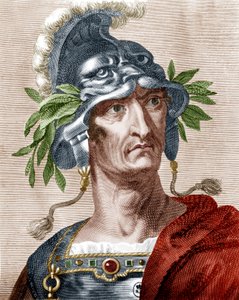 Empereur Claude (gravure en couleur)