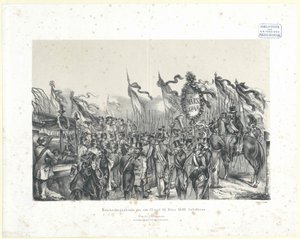 Funérailles des personnes tuées en action les 13 et 14 mars 1848