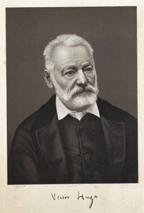 Hugo, Victor (1802-1885). Écrivain romantique français. Lithographie