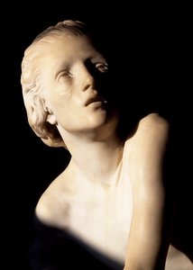 Juliette Capulet, détail de la statue, tombeau de Juliette, ancien couvent de Saint-François, Corso, Vérone (Liste du patrimoine mondial de l