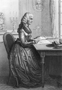 Madame Roland écrivant une lettre à Louis XVI