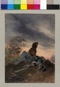 Soldat autrichien tué en action - Artist Unknown