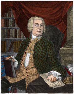 Portrait de Johann Christoph Gottsched, critique, grammairien et homme de lettres allemand.