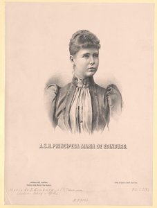 Princesse de Saxe- Coburg-Gotha Mary - Artist Unknown