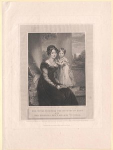 Princesse de Saxe Cobourg-Saalfeld Victoria - Artist Unknown