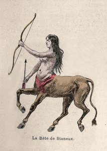 Représentation de la Bête de Staneux Illustration - Artist Unknown