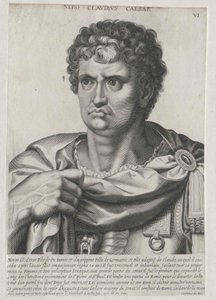 Empereur romain Néron (impression)