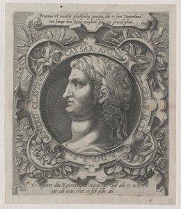 Empereur romain Néron (impression)