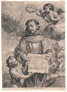 Saint Antoine de Padoue - Artist Unknown