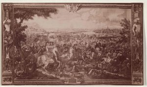 Le soulagement de Vienne en 1683 - Tapisserie de Gobelin dans la "Ritterstube" du palais de la Hofburg viennoise - Artist Unknown