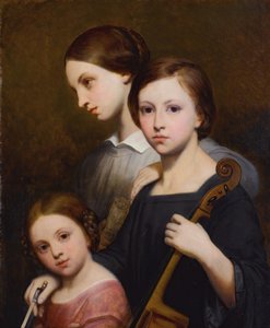 Portrait de René, Cécile et Louise Franchomme