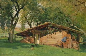 Une cabane à Chiemsee, 1872