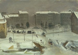La place Belle-Alliance à Berlin, 1870