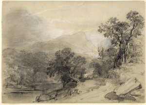 Étude pour Paysage-Composition : Dans les Catskills, 1848