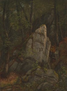 Étude de rochers dans le ravin de Pearson, milieu des années 1850 - Asher Brown Durand
