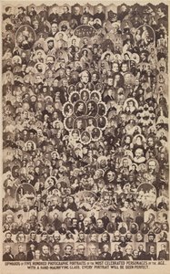 Plus de cinq cents portraits photographiques des personnages les plus célèbres, ca. 1864