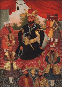 Nadir Shah Afshar et sa cour
