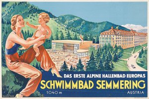 Piscine de Semmering, années 1930