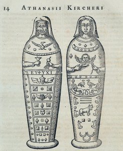Momies - dans "Sphynx mystagoga" par Athanase Kircher