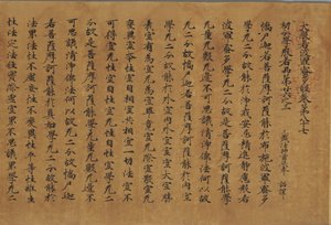 Daihannya-Gyo Sutra (Version Yakushi-ji) - Attributed to Zhang Sengyao