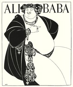 Conception de couverture pour "Les Quarante Voleurs" - Aubrey (after) Beardsley