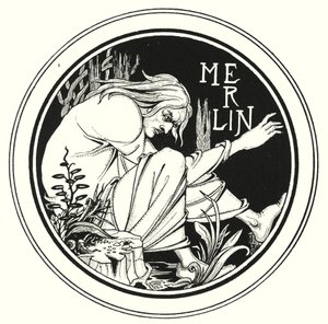 Merlin - Aubrey (after) Beardsley