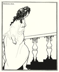 Messaline revenant du bain (gravure) - Aubrey (after) Beardsley