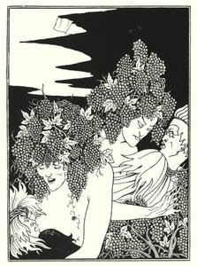Le piège de la vendange (gravure) - Aubrey (after) Beardsley
