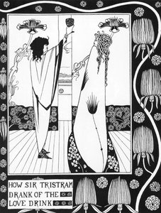 Légende arthurienne : Tristan buvant le philtre d