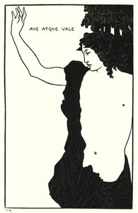 Ave Atque, Vale, Catullus, Carmen Ci - Aubrey Beardsley