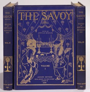 Couverture pour The Savoy, Volumes I-III, édité par Arthur Symons, publié par Leonard Smithers 1896