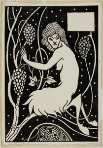 Étude décorative : Satyre - Aubrey Beardsley