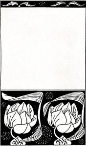 Conception pour la couverture de La Femme qui a fait, 1914 - Aubrey Beardsley