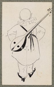Pierrot avec mandoline, 1894