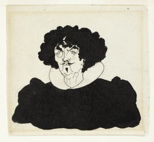 Portrait de Whistler en costume espagnol du XVIIe siècle - Aubrey Beardsley