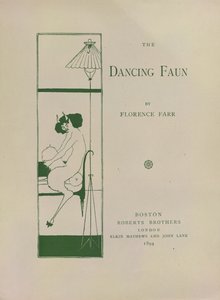 Le Faune Dansant, papier décoré pour 