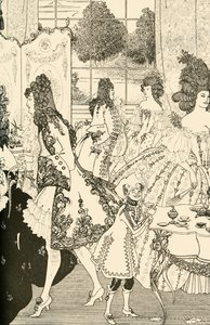Le Viol de la Mèche, 1896, 1928 - Aubrey Beardsley